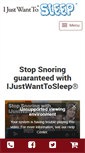 Mobile Screenshot of ijustwanttosleep.com